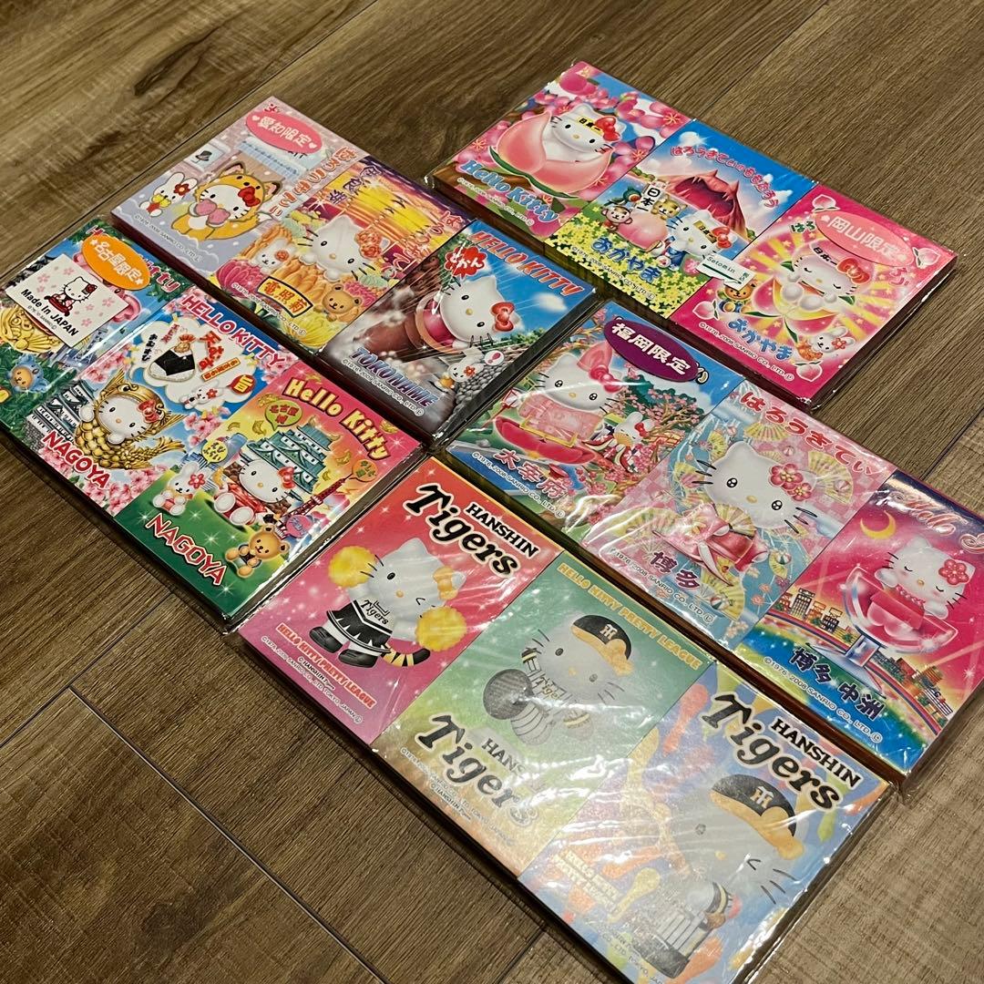 サンリオ ハローキティ ご当地メモ 平成レトロ ご当地キティ 愛知 岡山 大阪