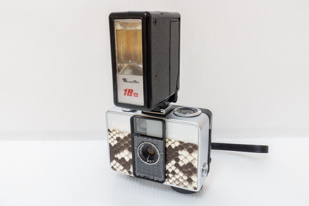 ②【美品・整備済品】RICOH AUTO HALF E2 「蛇革 」オートハーフ