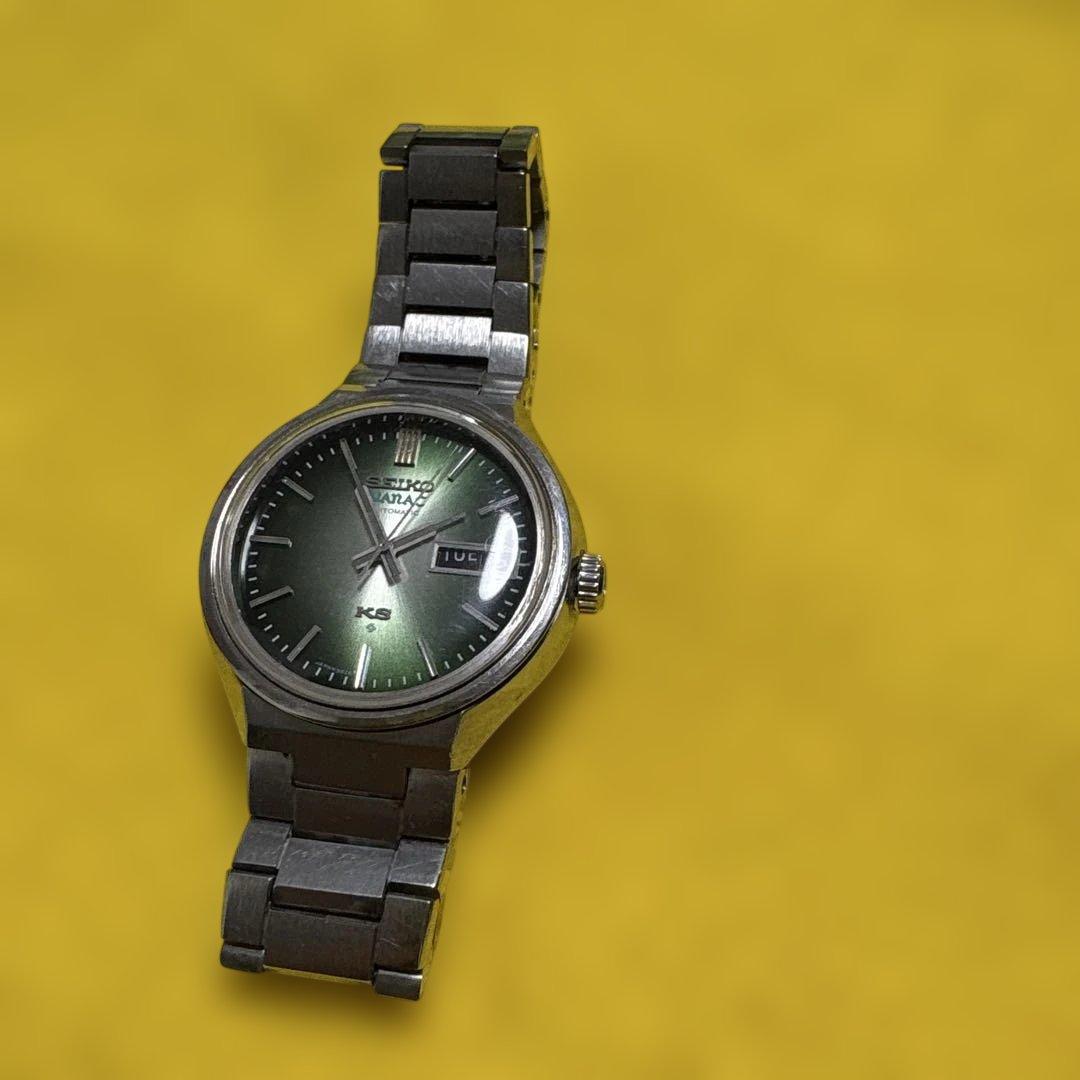 セイコー 自動巻き時計　KS 動作確認済みです。