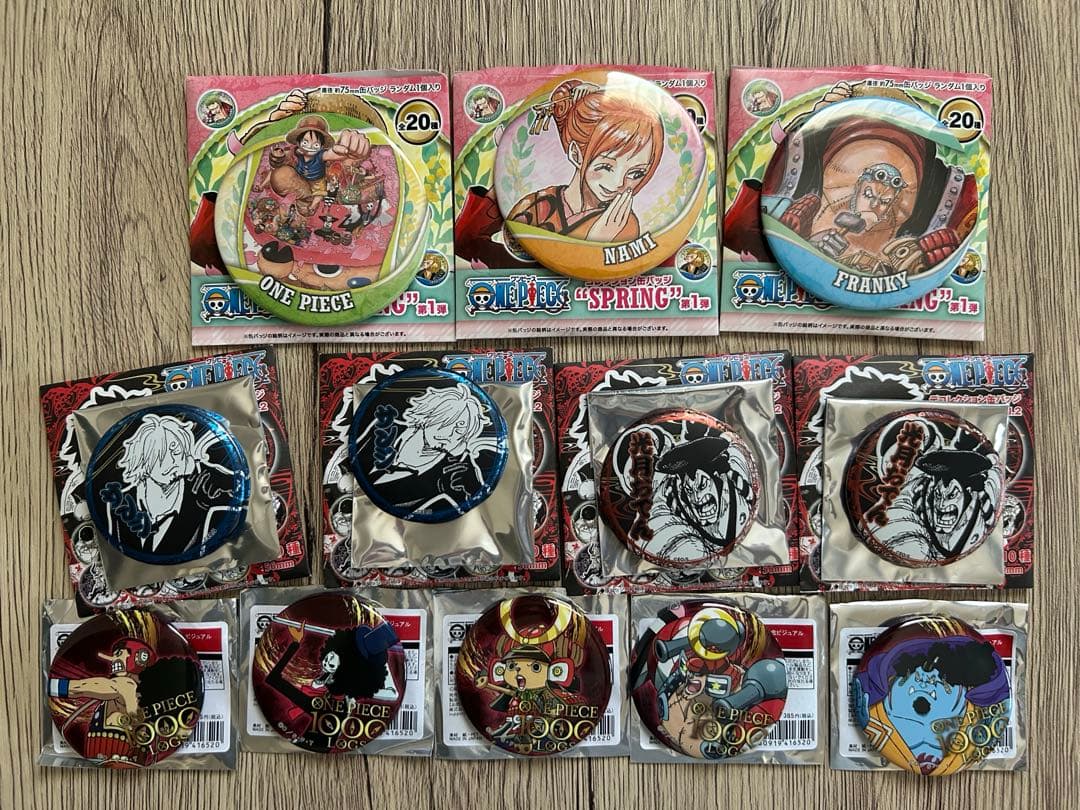 ワンピース 輩缶バッジ等 まとめ売り