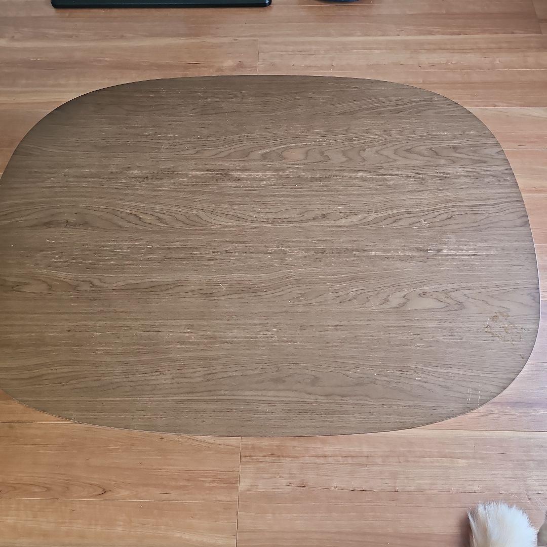 無印良品 MULI 通年使えるローテーブル　楕円こたつ・小・フラットヒーター