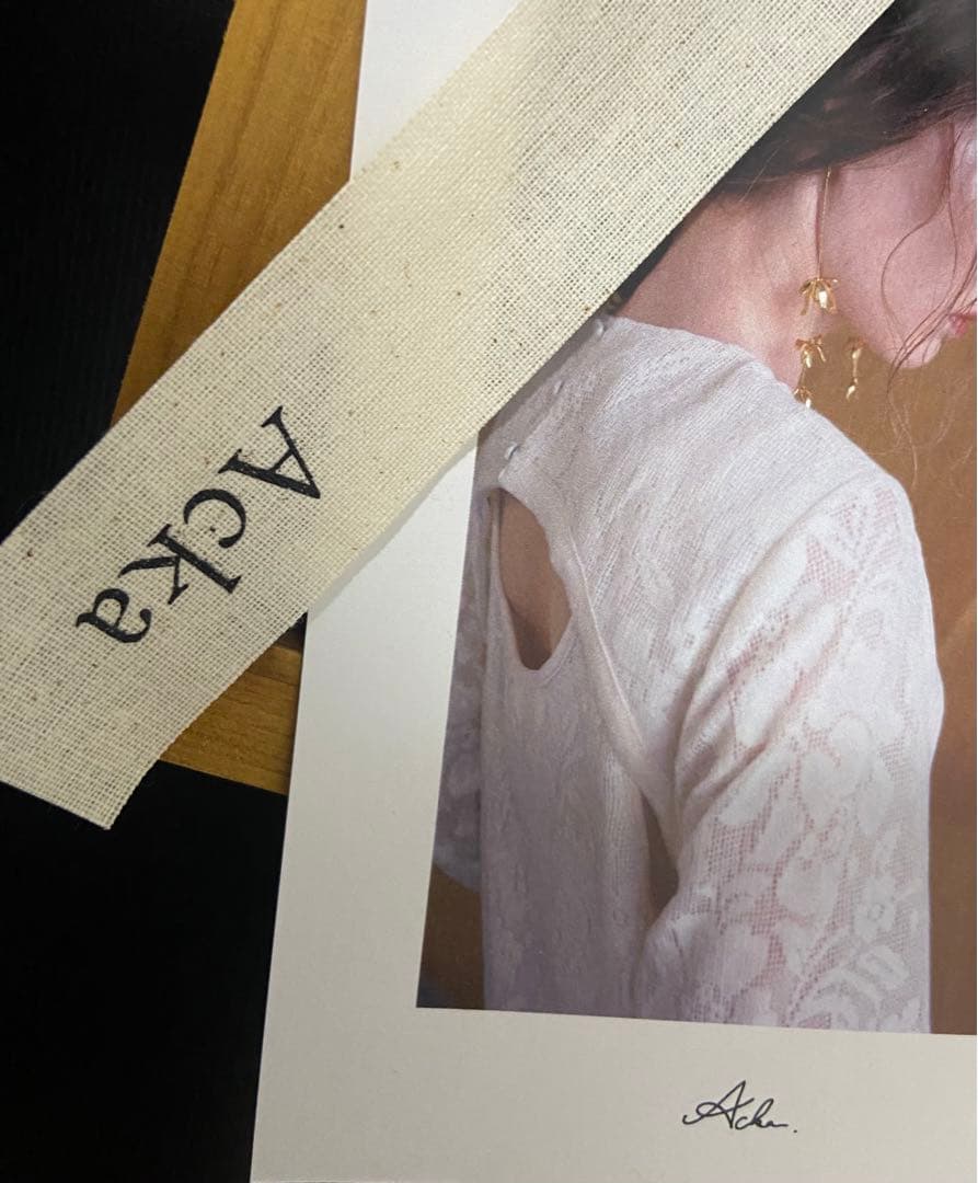 Acka sheer over one-piece ブラック size1