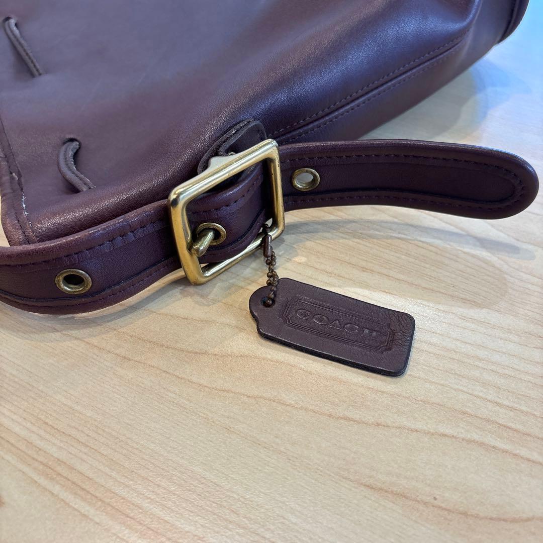 COACH ダークブラウン ショルダーバッグ