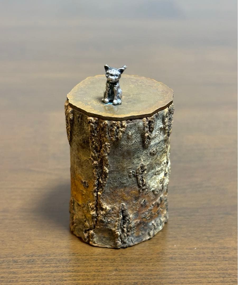 アトリエpuchuco 猫　シルバー　からくり仕掛け