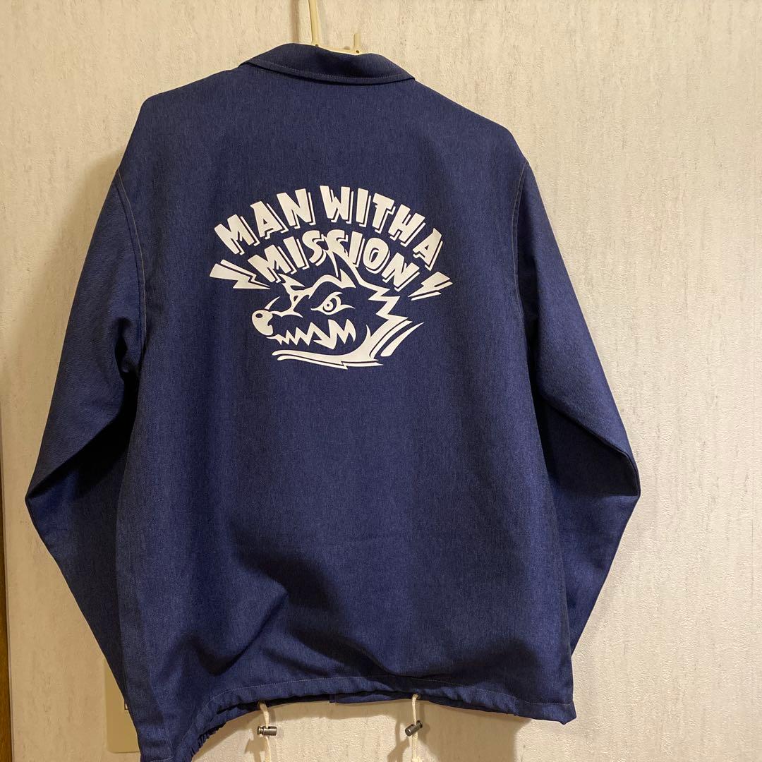 マンウィズ ア ミッション　デニム風コーチジャケット