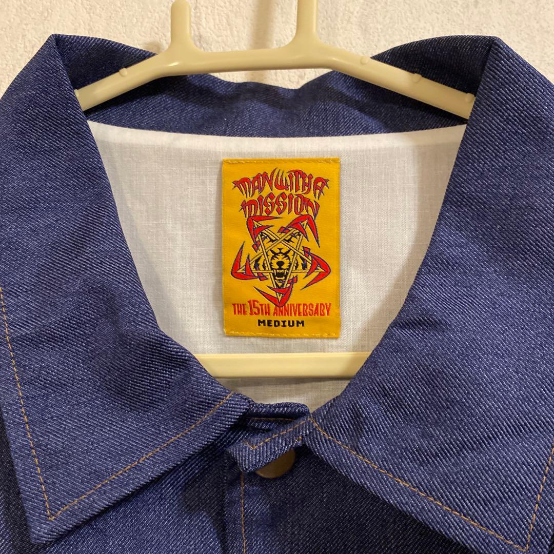 マンウィズ ア ミッション　デニム風コーチジャケット