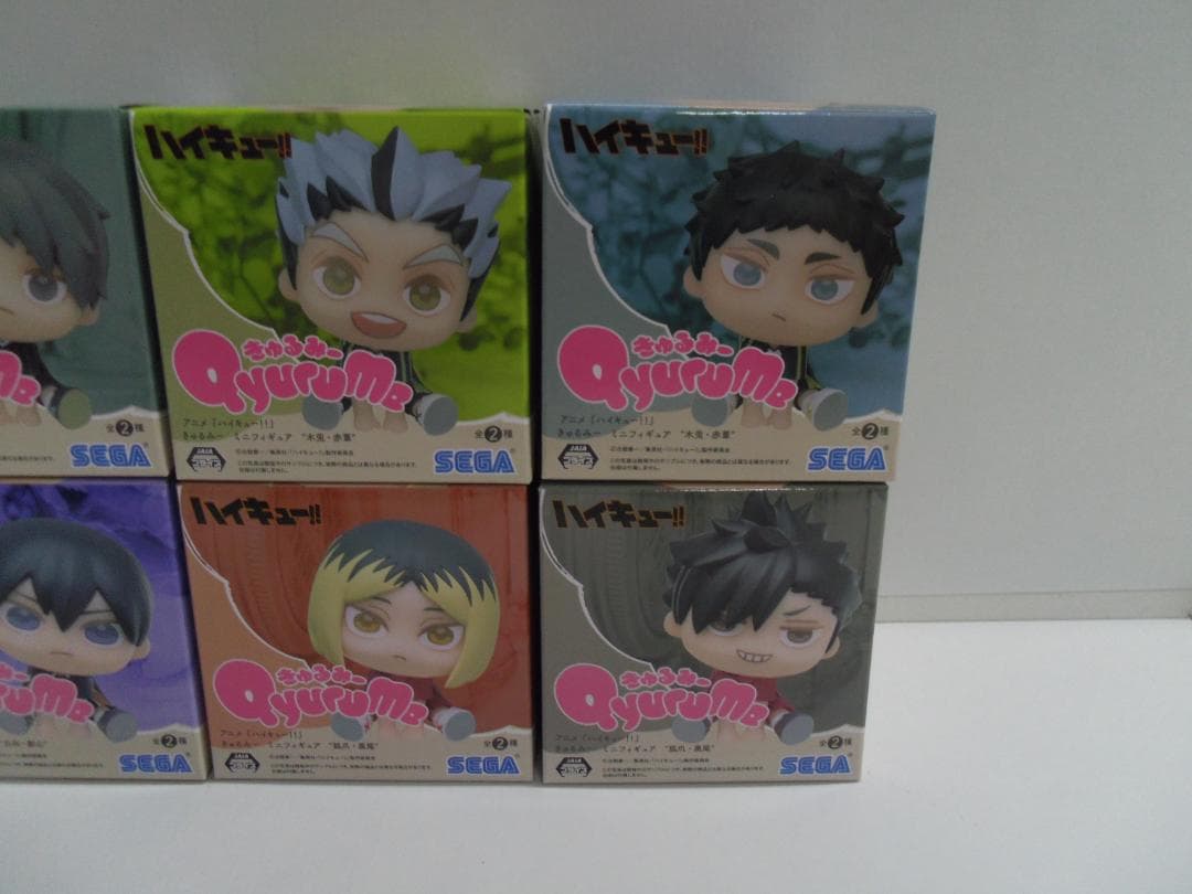 【未開封品】きゅるみー　ミニフィギュア　ハイキュー!!　8体（4セット）