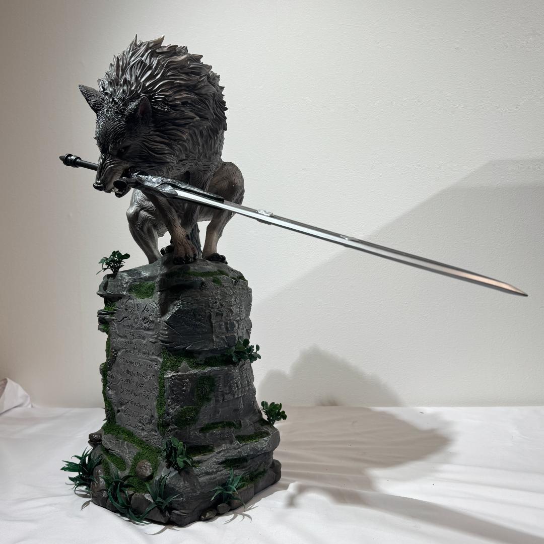 ダークソウル/ 灰色の大狼シフ スタチュー シリアルナンバー 未開封