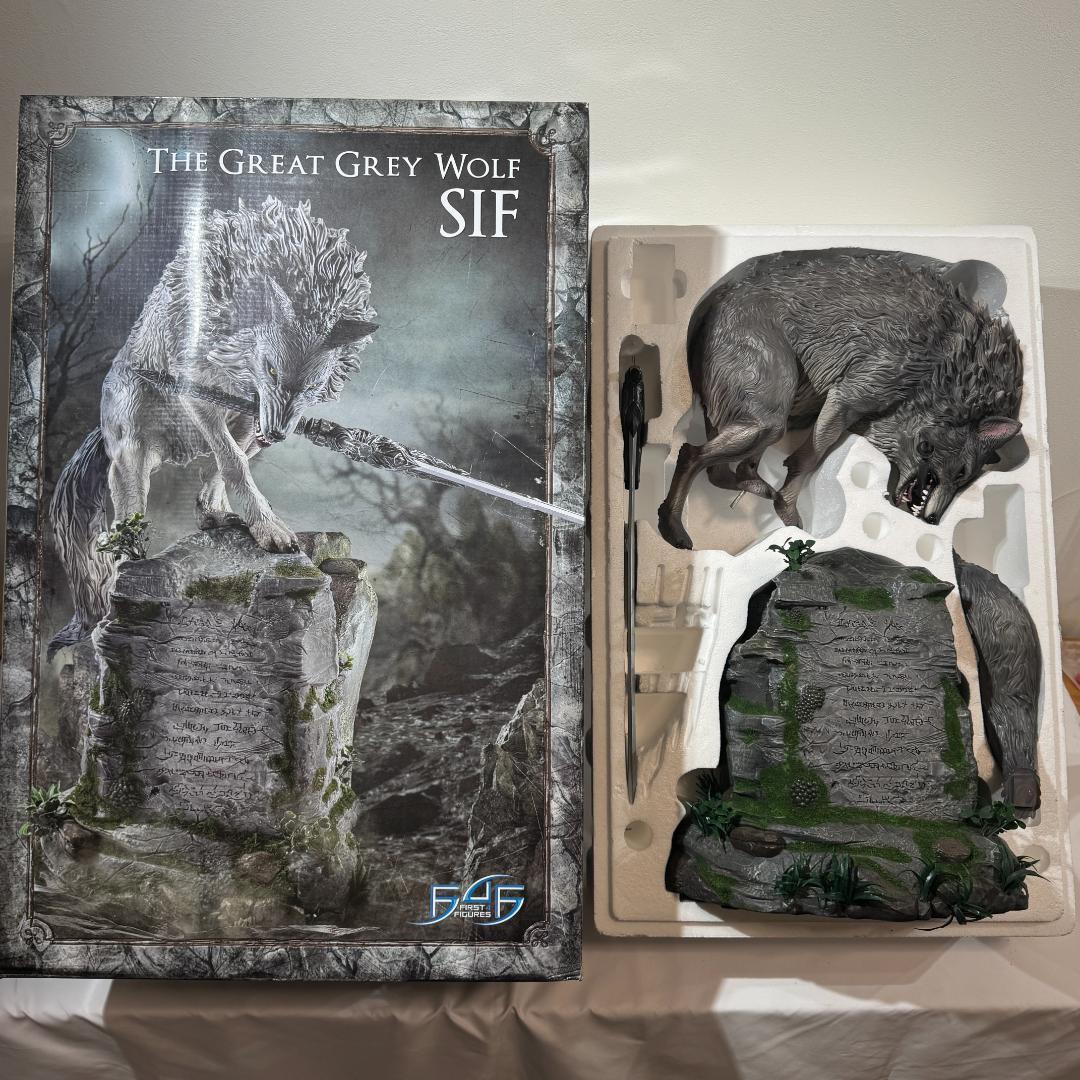 ダークソウル/ 灰色の大狼シフ スタチュー シリアルナンバー 未開封