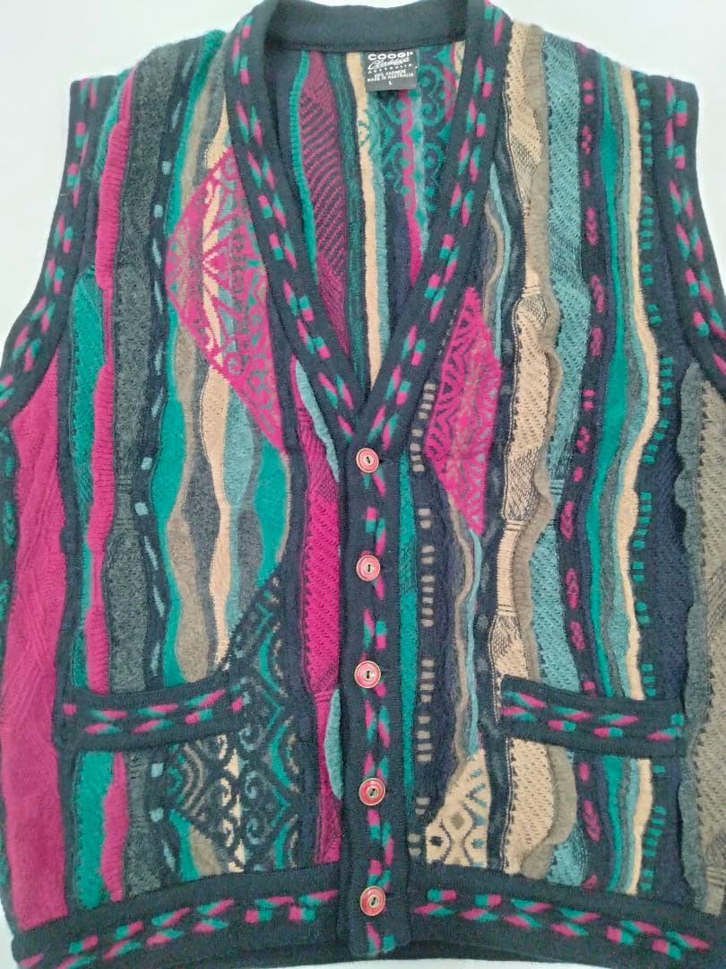 COOGI カシミヤ ベスト Lサイズ美品