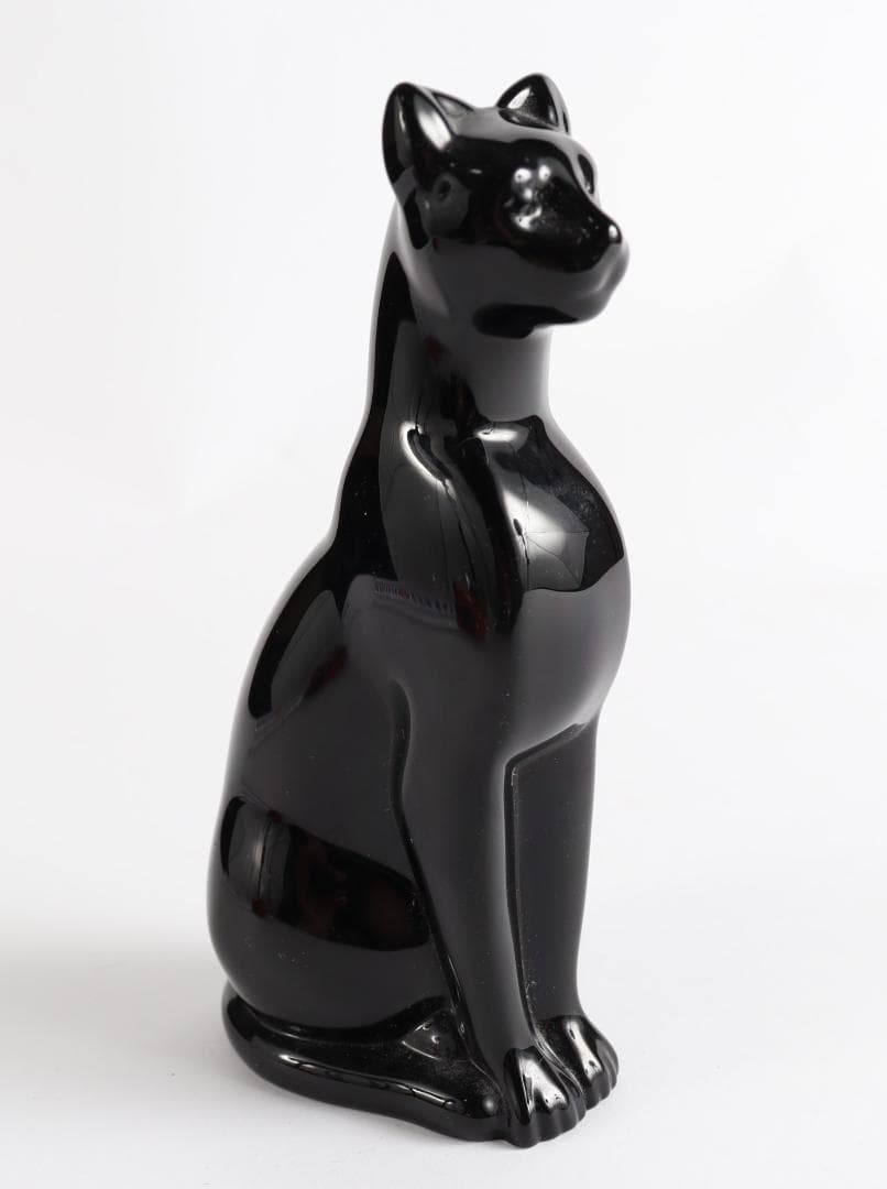 Baccarat バカラ クリスタルエジプシャン キャット ブラック 猫