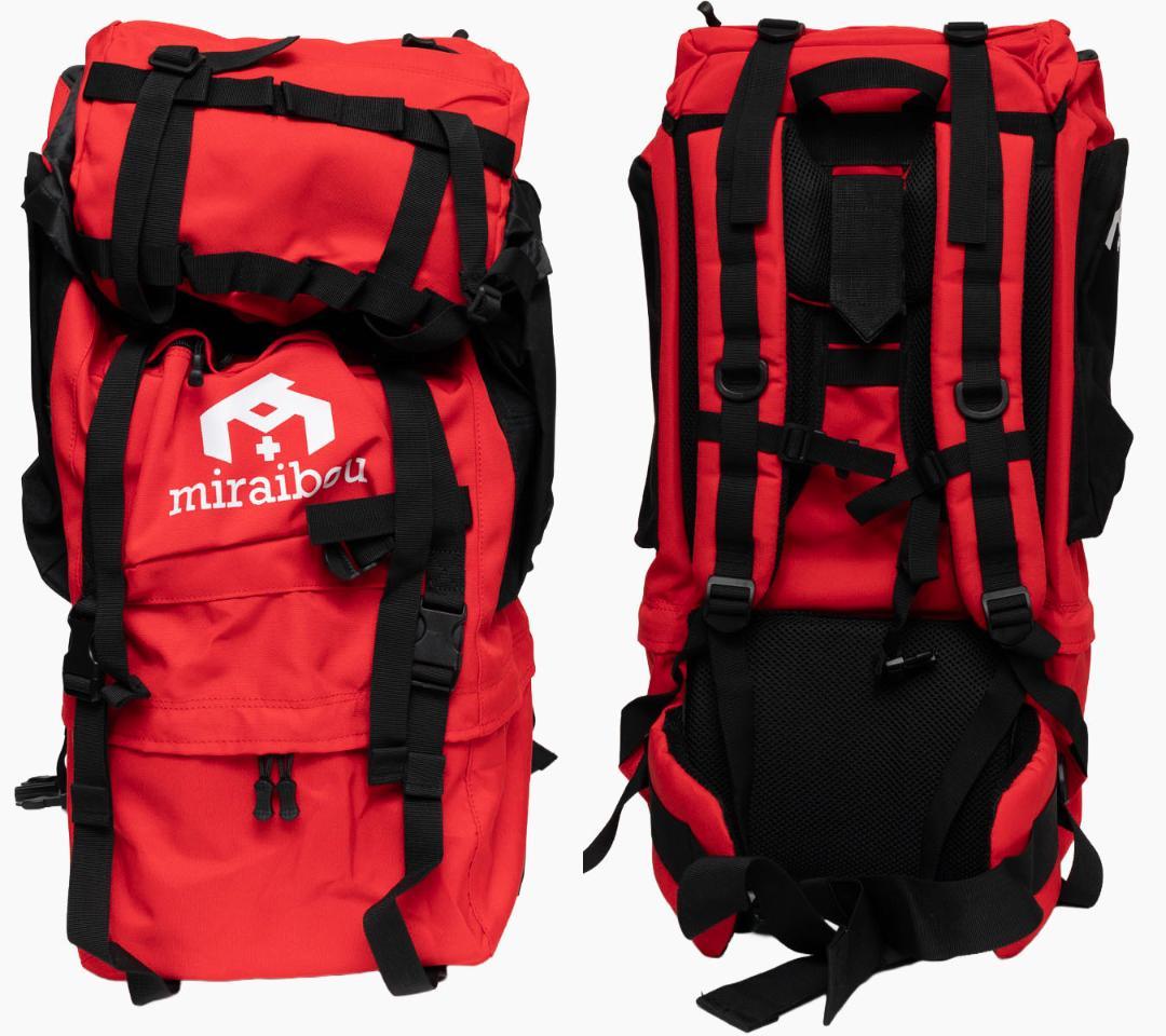 防災士監修 防災リュック + 防災セット 46点 miraibou 非常用持出袋