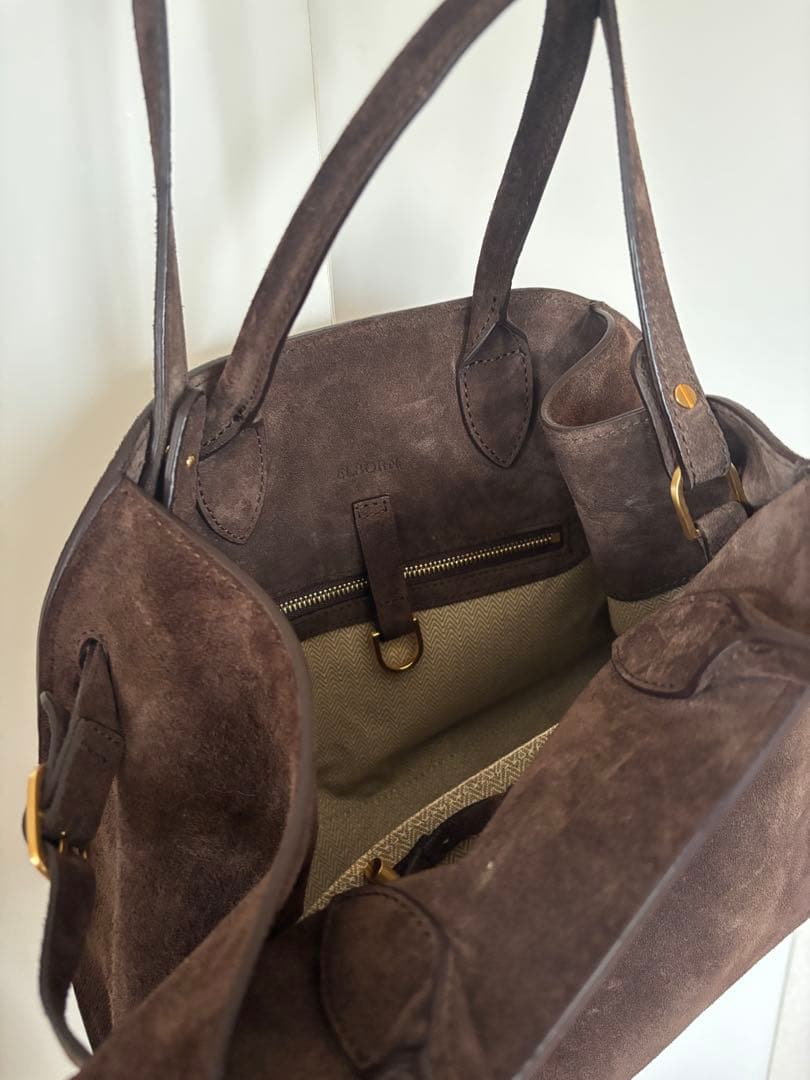 バッグ Elborn Momet Suede Mini Bag