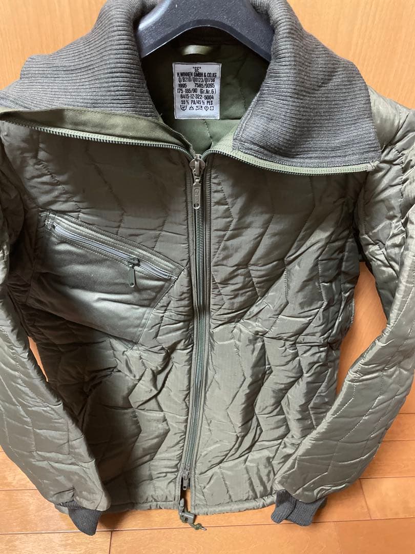 ドイツ軍ミリタリーキルティング　ブルゾン　サバゲー　キルティング　実物