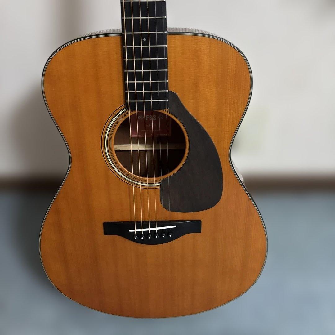 ヤマハ FS3 AREオール単板弦高調整済み ギターケース付き