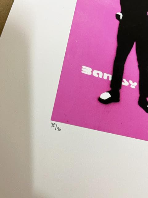 Avon/限定150枚手書ナンバリング＆ 証明書付/バンクシー/ポスター
