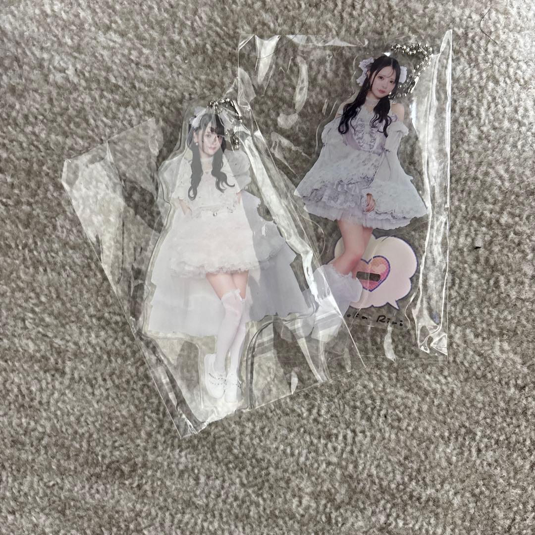 iLiFE! 心花りり 未開封生誕実写アクキー&アクスタ　2024 2025