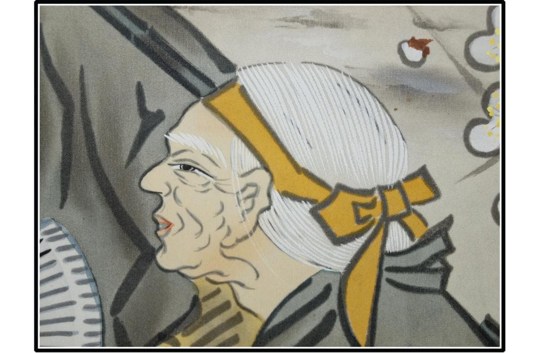 時代の掛軸　肉筆保証　蔵整理不用品処理1　日本　中国美术品 X1040C15-1