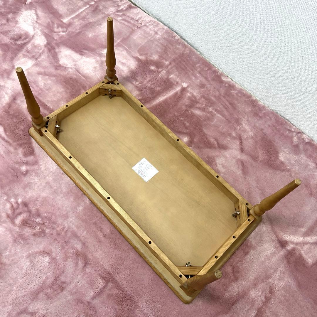 フランフラン　アルパコーヒーテーブル ブラウン　W90cm 中古