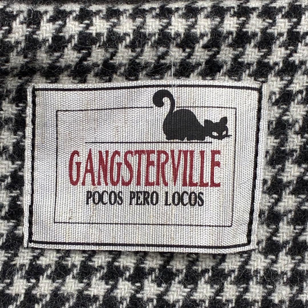 GANGSTERVILLE シングル レザー ライダース ジャケット M