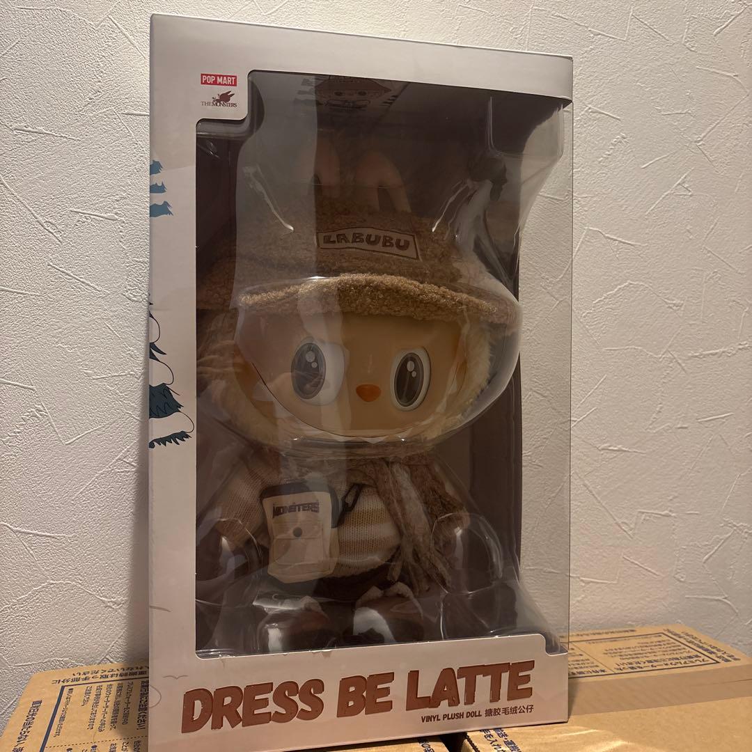 LABUBU ラブブぬいぐるみラテlatte popmart