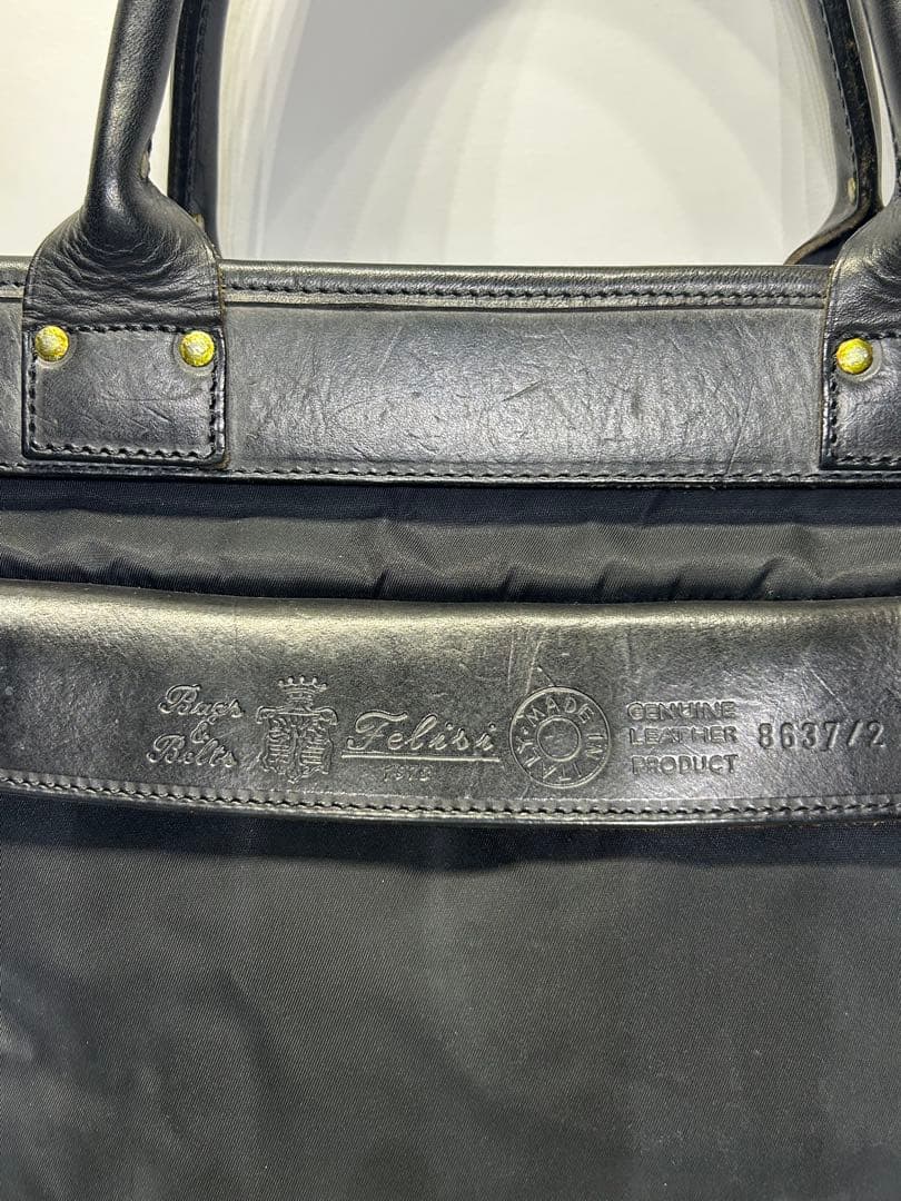 Felisi フェリージ⚫︎ビジネスバッグ ⚫︎ブラック 美品