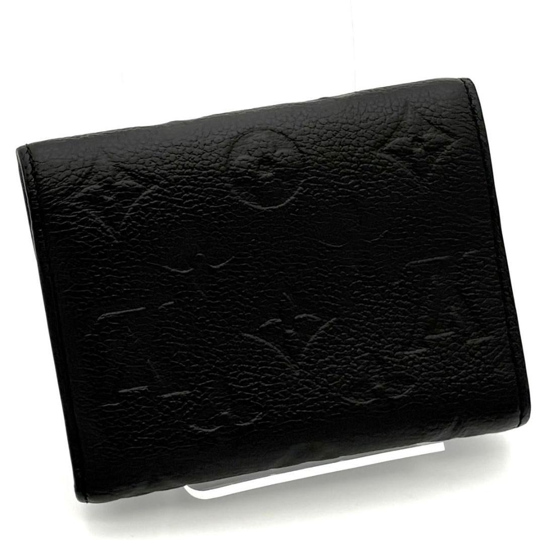 ルイヴィトン 折財布 モノグラム アンプラント ヴィクトリーヌ 黒 1991