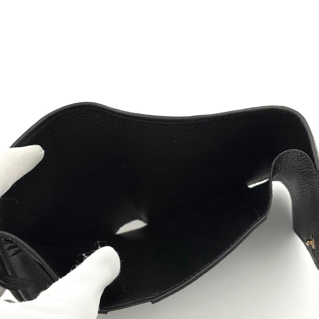 ルイヴィトン 折財布 モノグラム アンプラント ヴィクトリーヌ 黒 1991