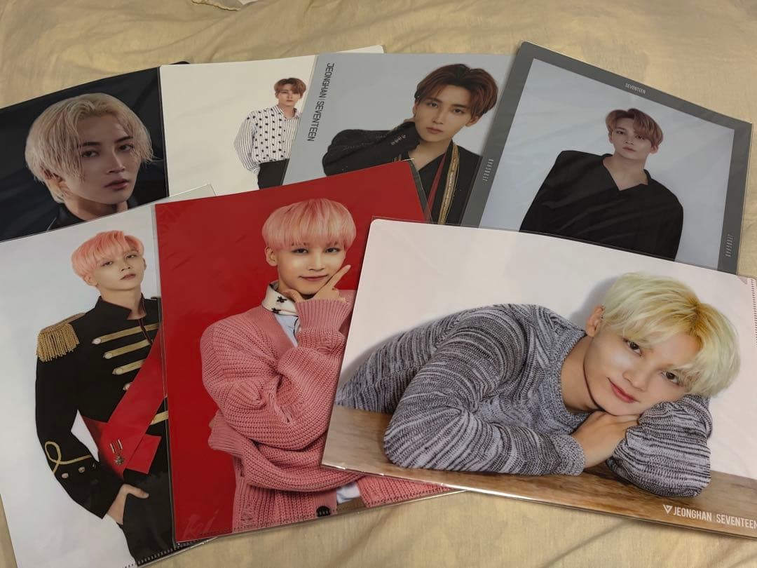SEVENTEEN ジョンハン クリアファイル下敷き7枚セット
