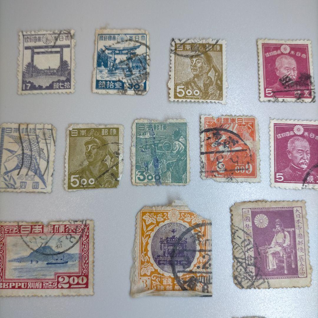 2338  銭位古切手 使用済68枚まとめ