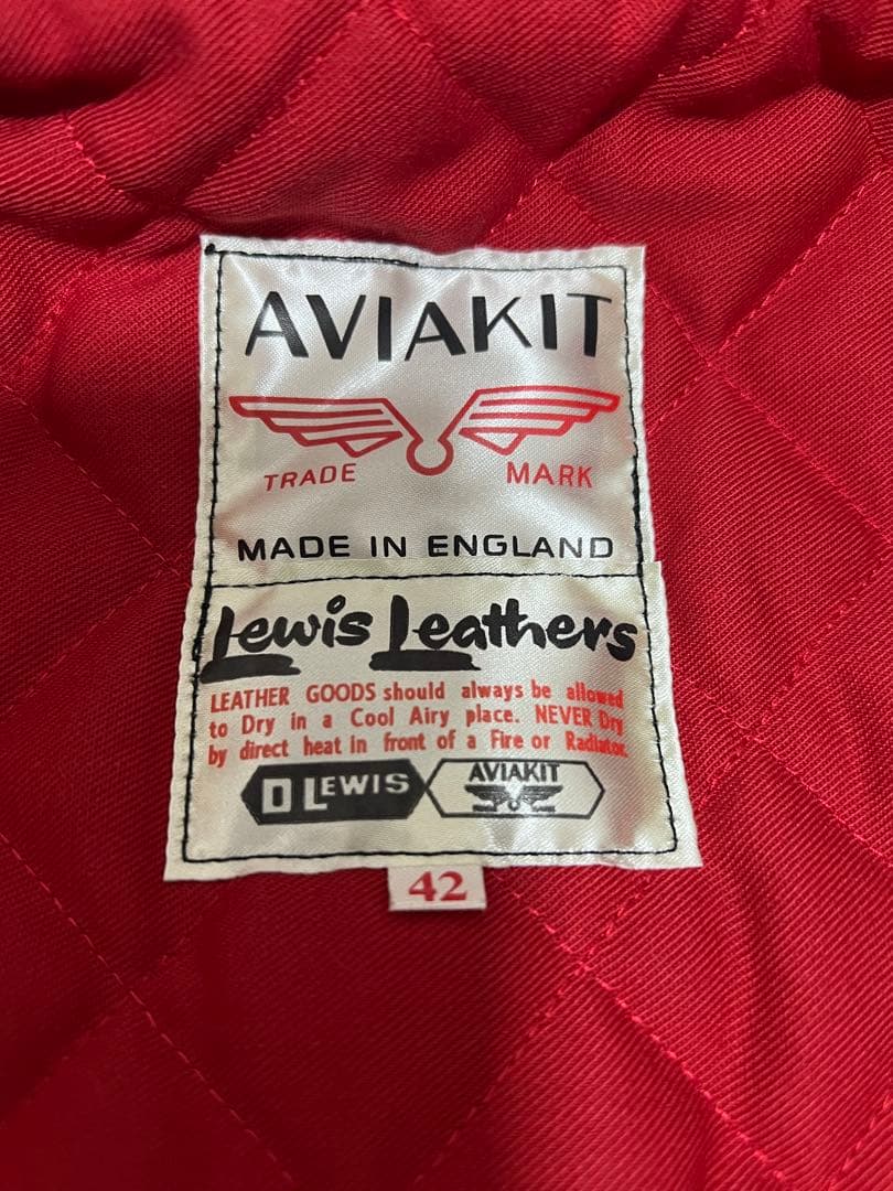 希少　ルイスレザー　ドミネーター　551T タイトフィット　シープ　サイズ 42