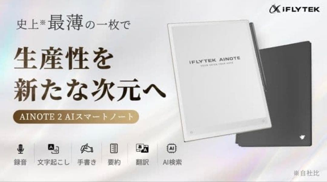 iFLYTEK AINOTE 2 AIスマートノート 保護カバーセット