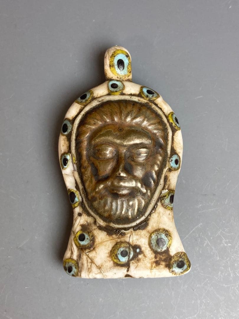 古代ローマンガラスペンダントトップ トンボ玉 アフガン出土