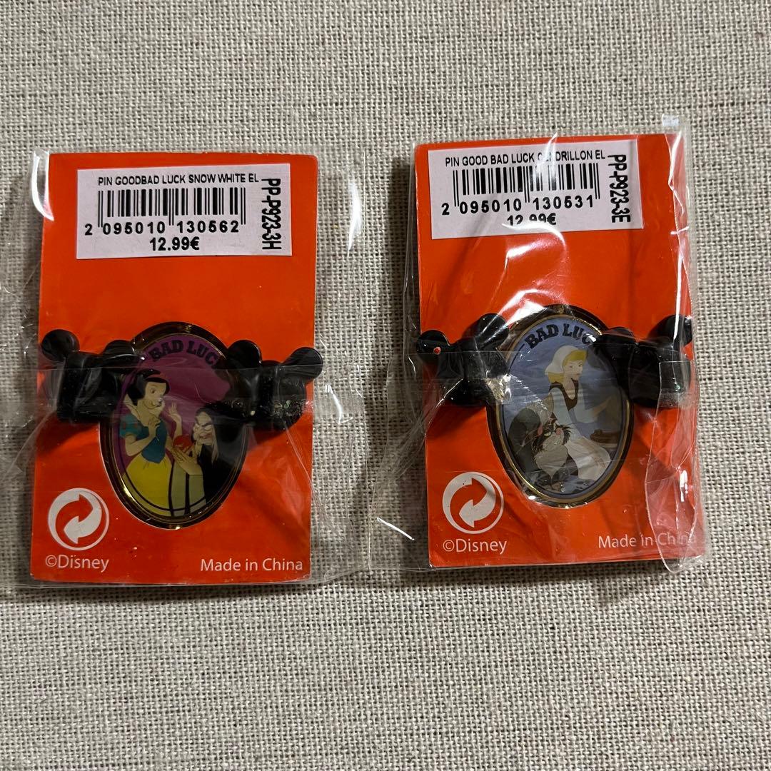 パリディズニー LE600 Good luck Bad luck ピンバッジ