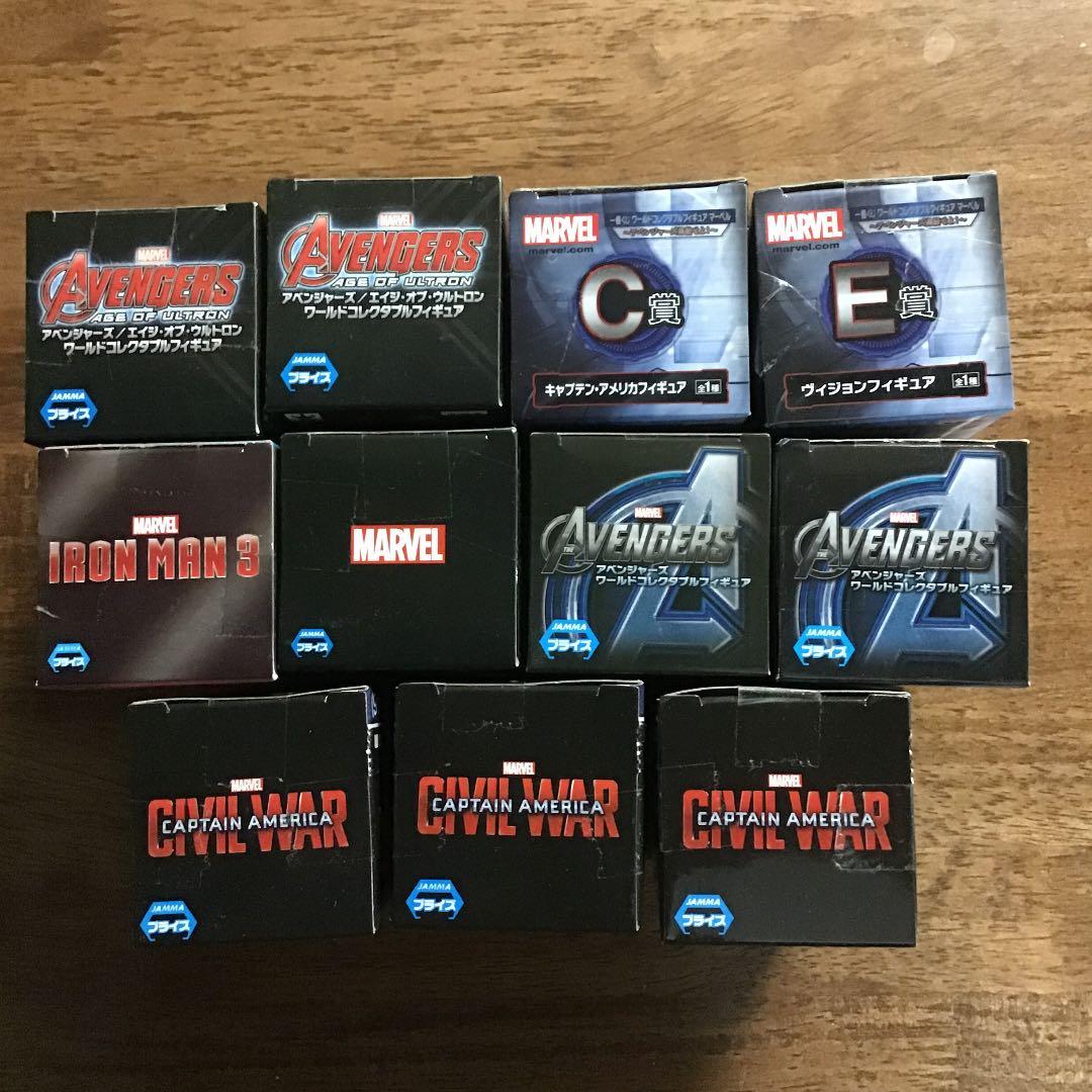 マーベル　アイアンマン他　アベンジャーズ　ワーコレ フィギュア