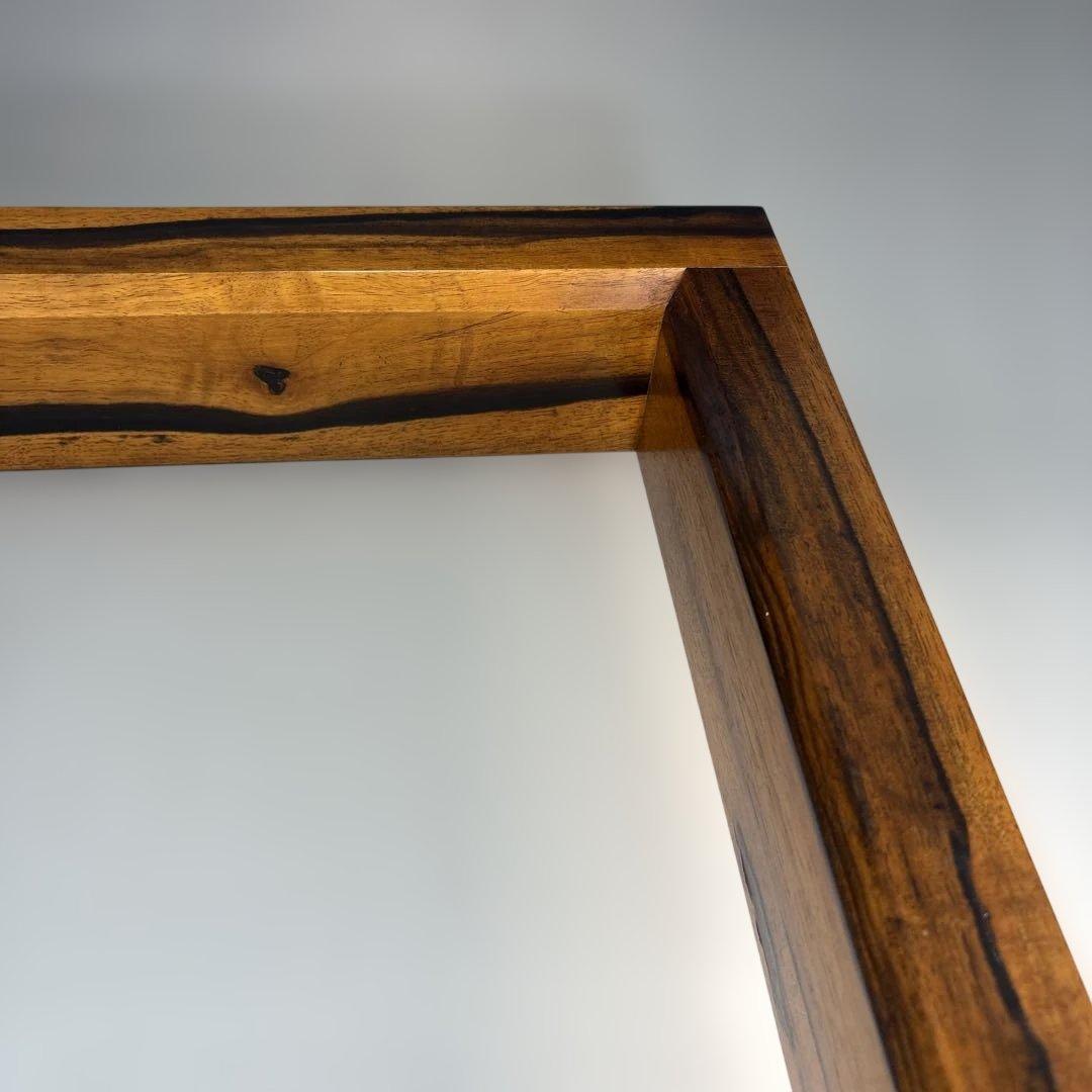 【中古品】黒柿炉縁（紙箱）USED〈税込・送料込〉