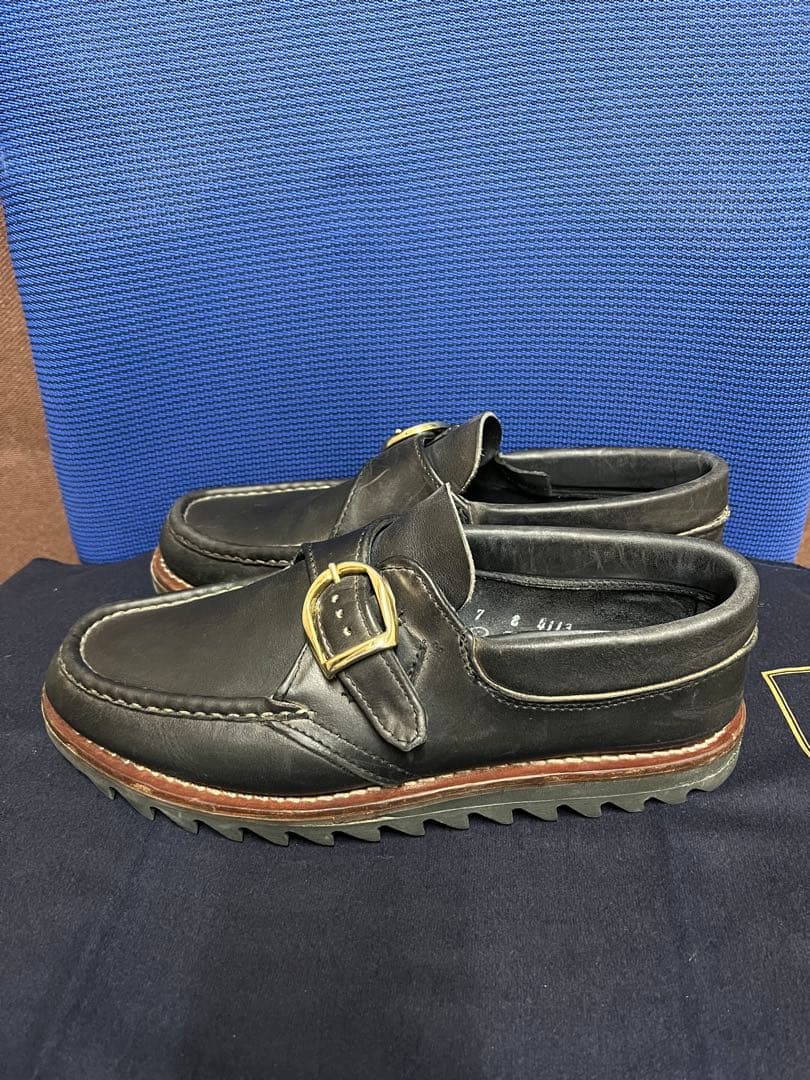 ラッセルモカシン　モンクストラップ　25 モカシン　アメリカ　25