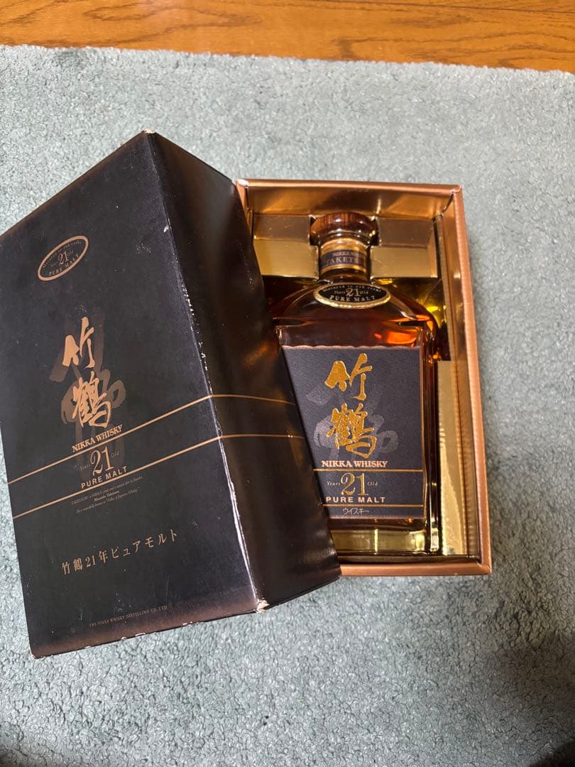 終売品　　ニッカ　竹鶴 21年 ピュアモルト