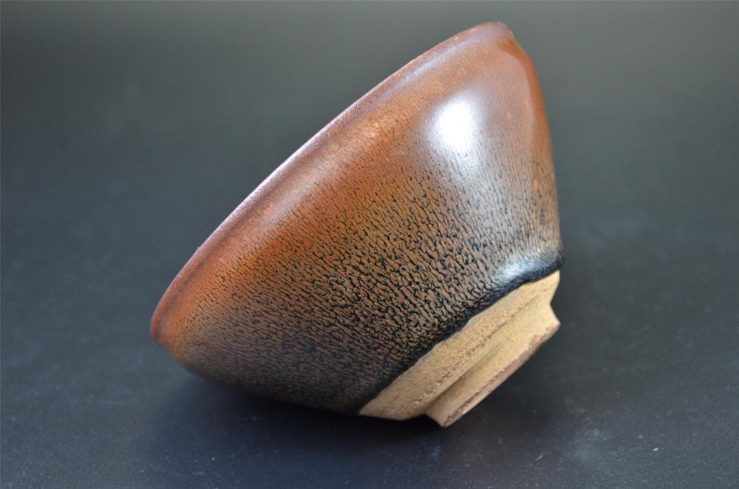 宋代　油滴天目　建窯兔毫窯変天目茶碗/中国古玩・唐物・曜変天目・禾目天目　茶道具