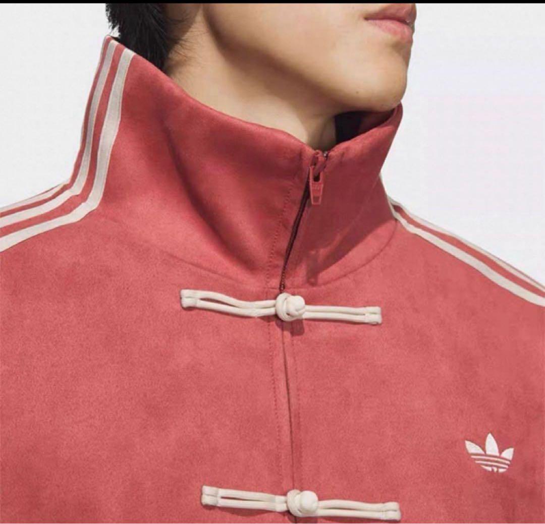 adidasアディダス 中国限定 蛇年トラックジャケットオレンジ　Mサイズ”