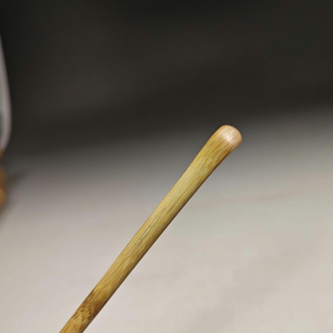 ウ279 茶杓『大徳寺　立花大亀　極箱　銘　山雲』『竹器師　西川楳玄　下削』茶道