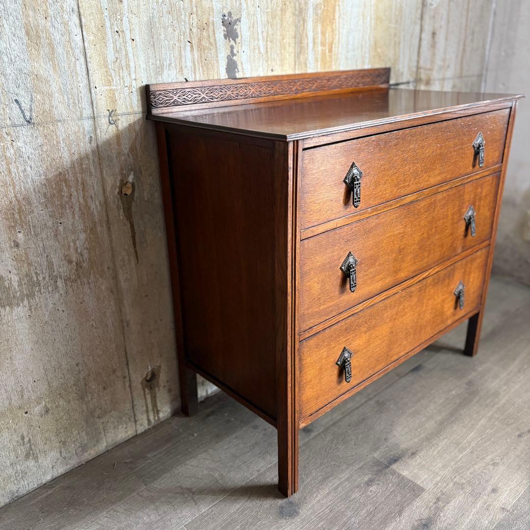 英国アンティーク　イギリスヴィンテージ　コンソールチェスト　サイドボード