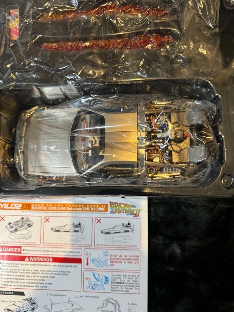 デロリアンバック・トゥ・ザ・フューチャー 1/20スケールキッズロジック