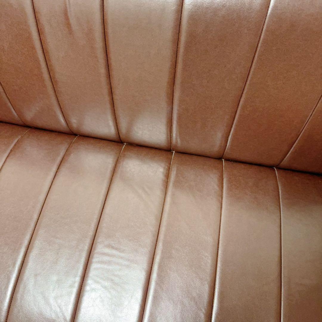 ニトリ　2人掛けソファ 合皮タイプ（直接引き取り限定）