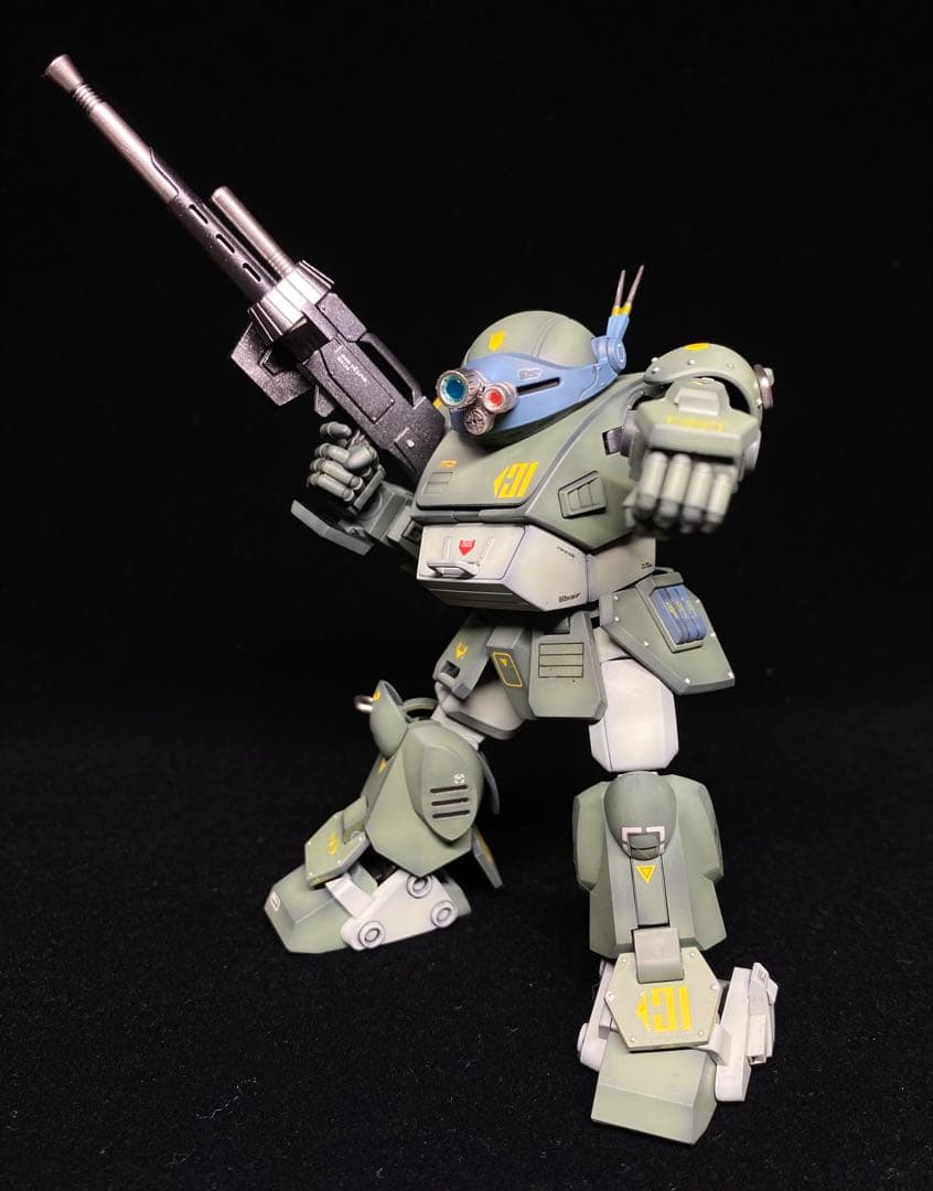 【プラモデル完成品】　HG スコープドッグ＋拡張パーツセット1.2