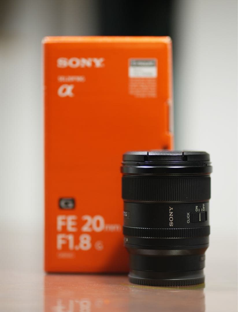 Sony FE 20mm F1.8 レンズ