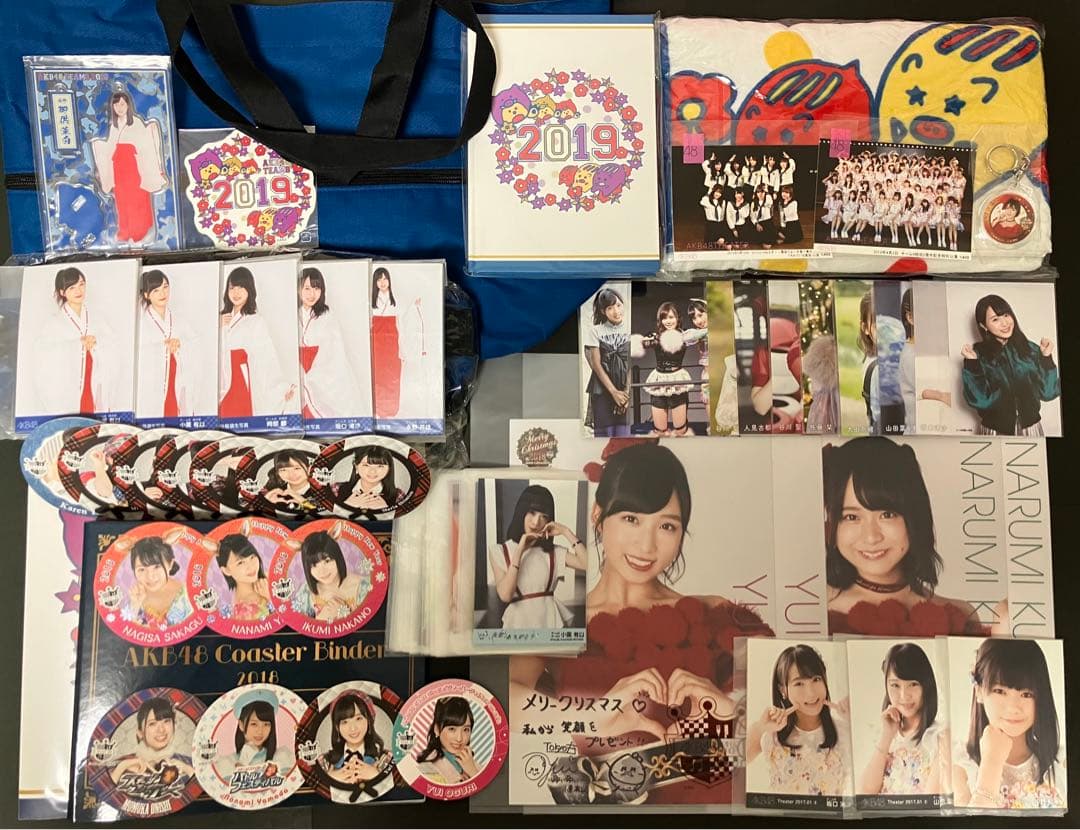 AKB48 チーム8 生写真　コースター　生写真ポスター　小栗有以　倉野尾成美