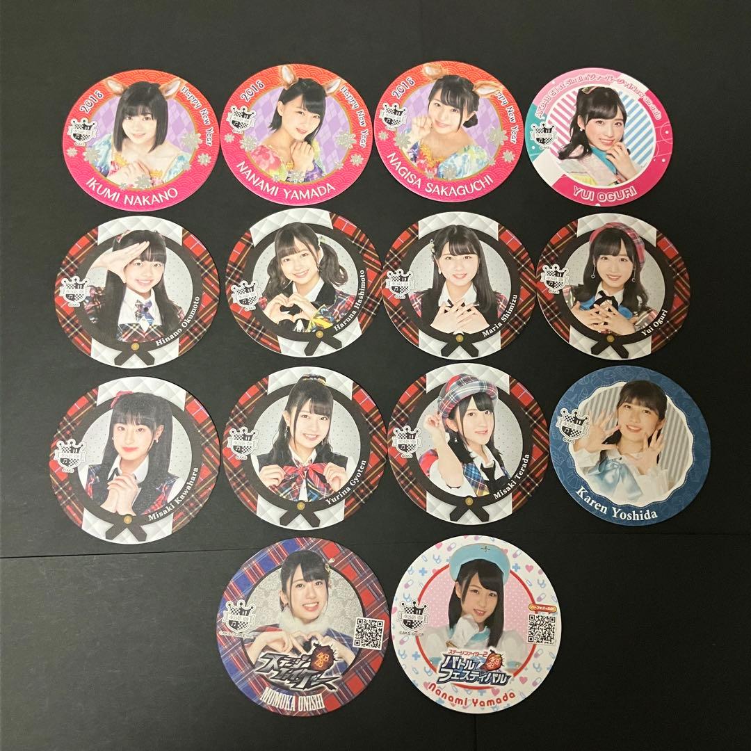 AKB48 チーム8 生写真　コースター　生写真ポスター　小栗有以　倉野尾成美