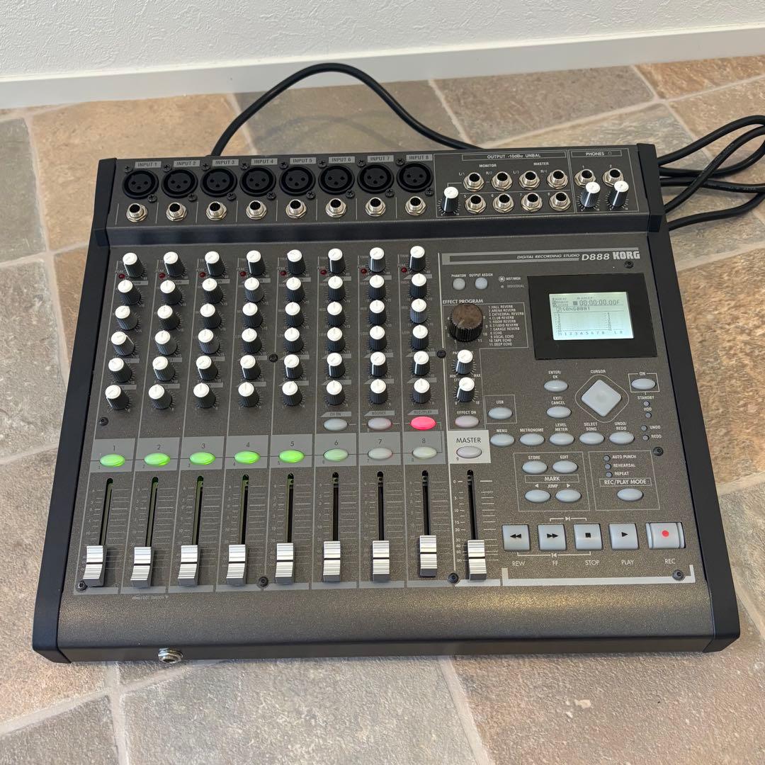 【美品】KORG D888 コルグ ミキサー デジタル レコーダー　- MTR