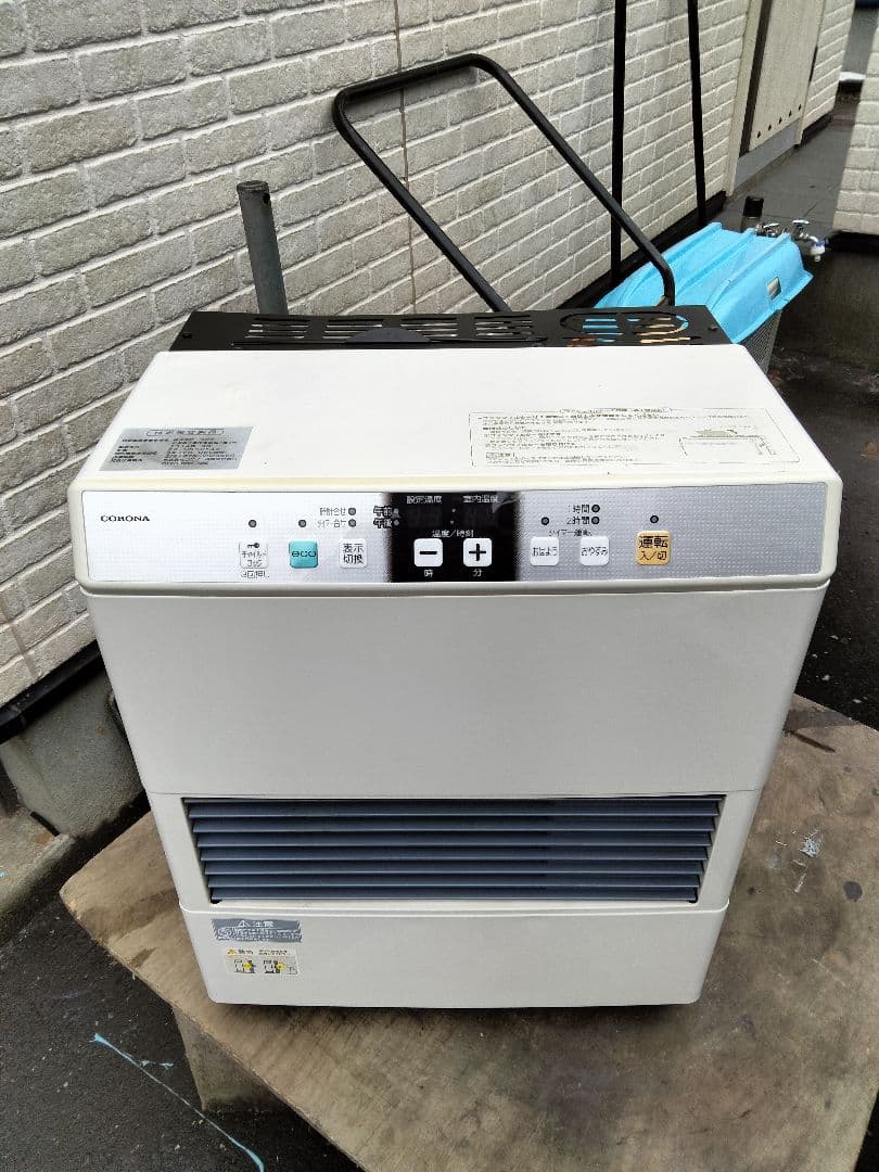札幌発コロナFF温風石油ストーブ！品番「FF‐VG5214S」2014年式中古品